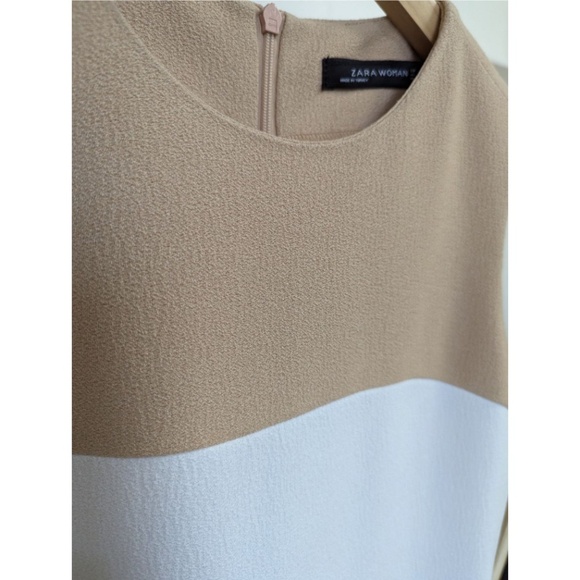 Zara L Tri Color Block Shift Dress - Picture 3 of 6